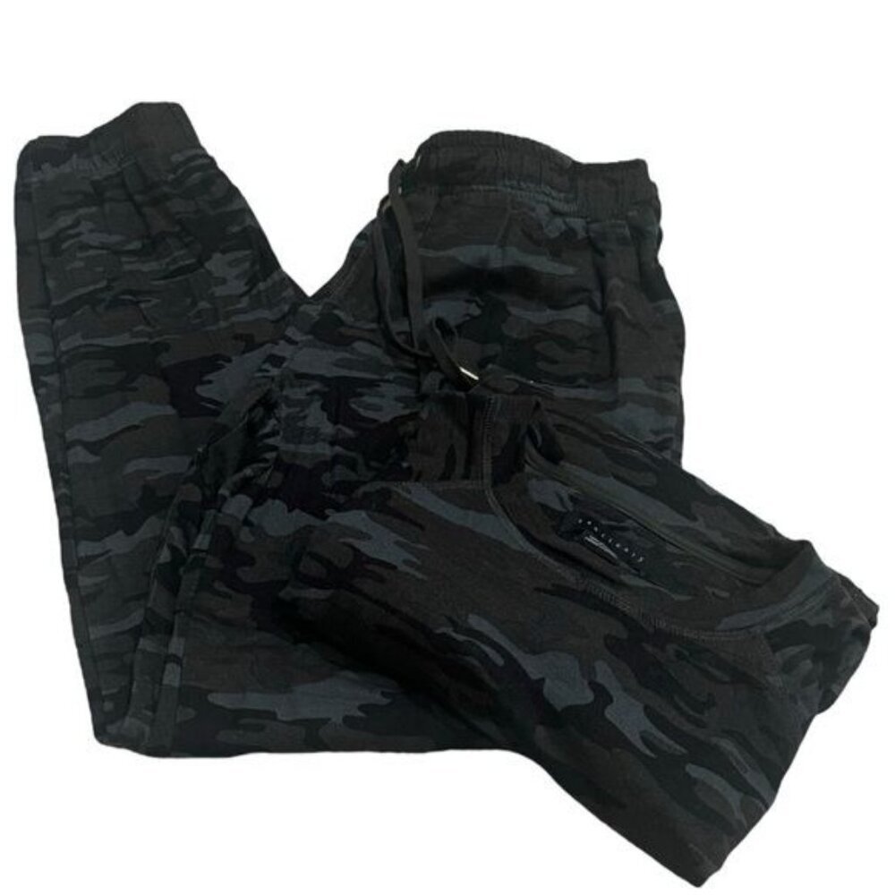NEW Sanctuary Dark Green Camouflage Jogger Pajama Set Cozy‎ Holiday Present L - Picture 3 of 9